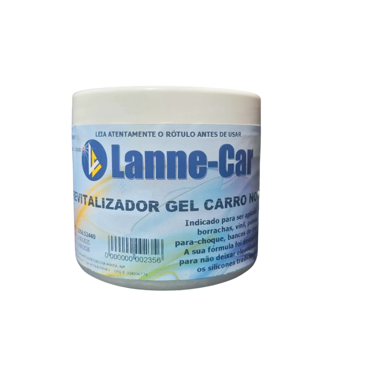 Gel Revitalizador Lanne-Car 500 ml – Para Plásticos, Borrachas e Vinil