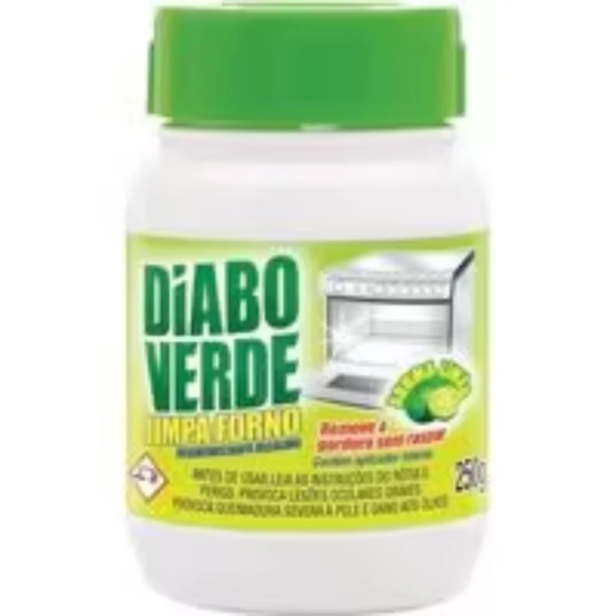 Limpa Forno Diabo Verde 250g - Removedor de Gordura Incrustada